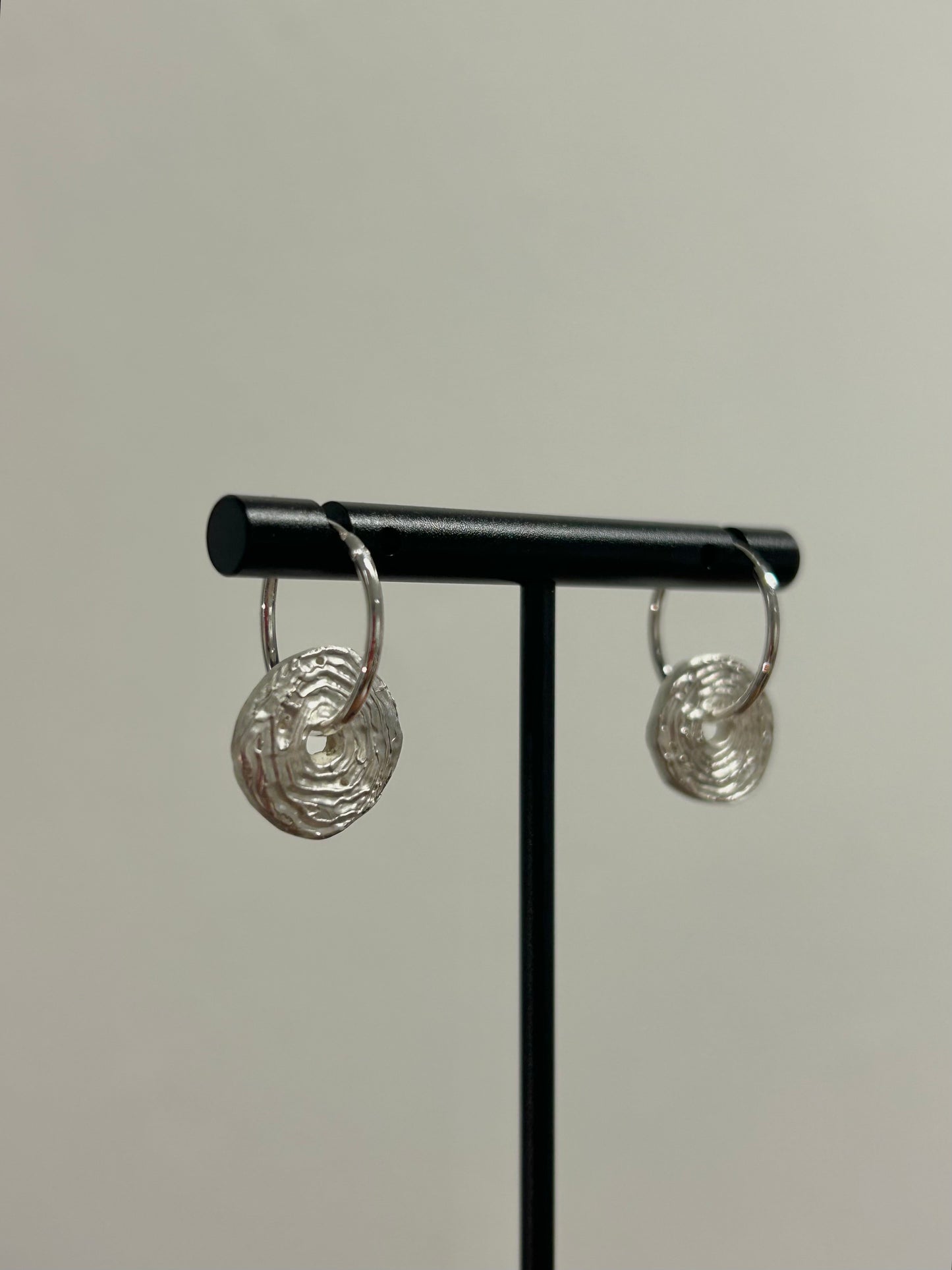 the sketched swirl earrings